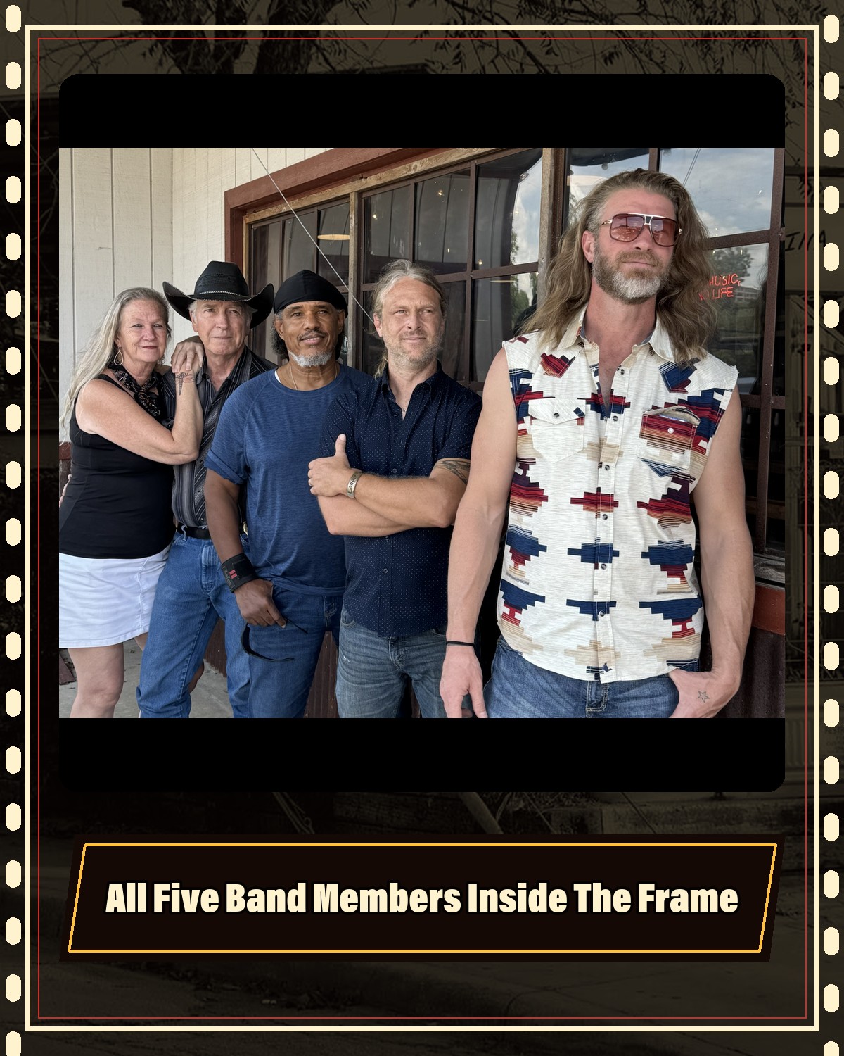 The Lavens full five-member band proof